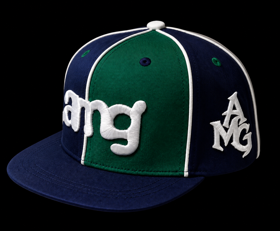 JANO G CAP SHORT BRIM /// GREEN/BLUE