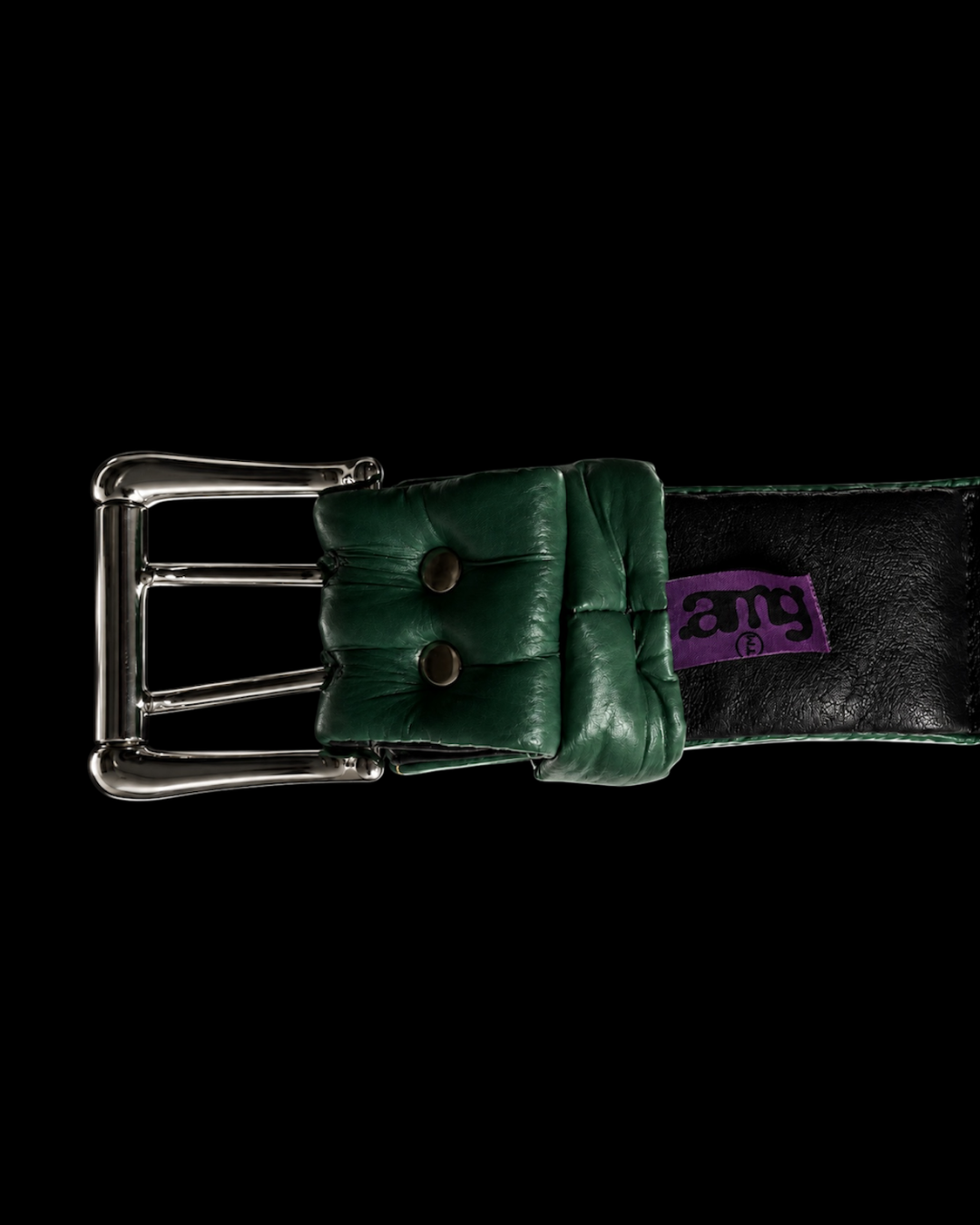 MALACHITE PUFF BELT