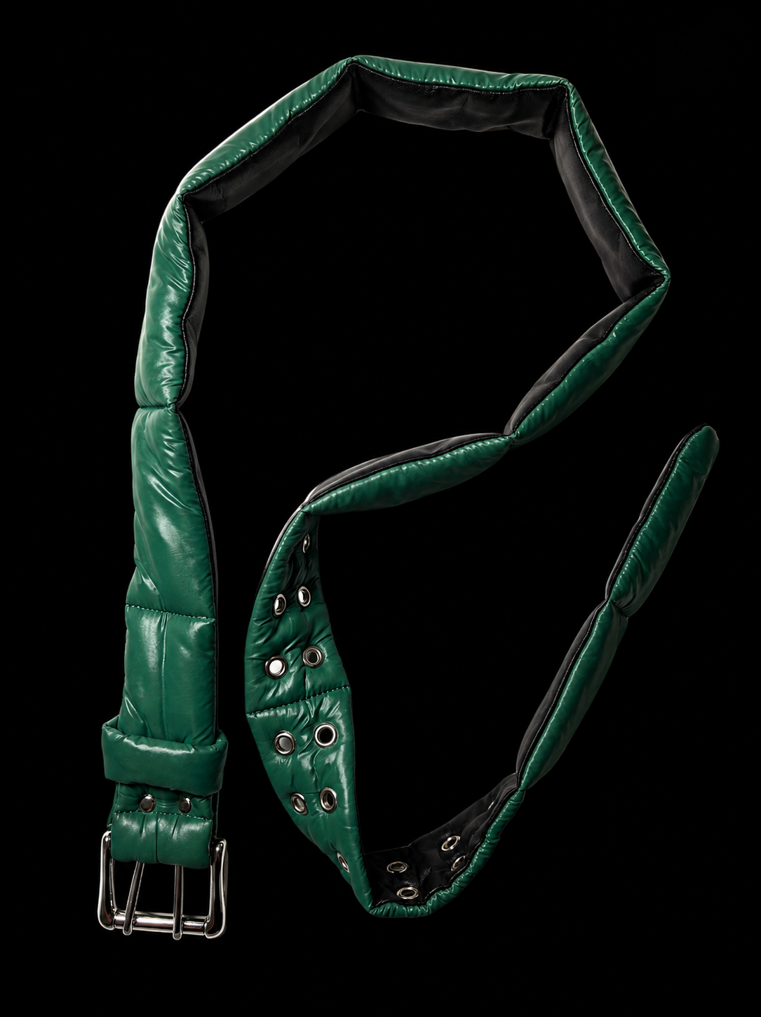 MALACHITE PUFF BELT