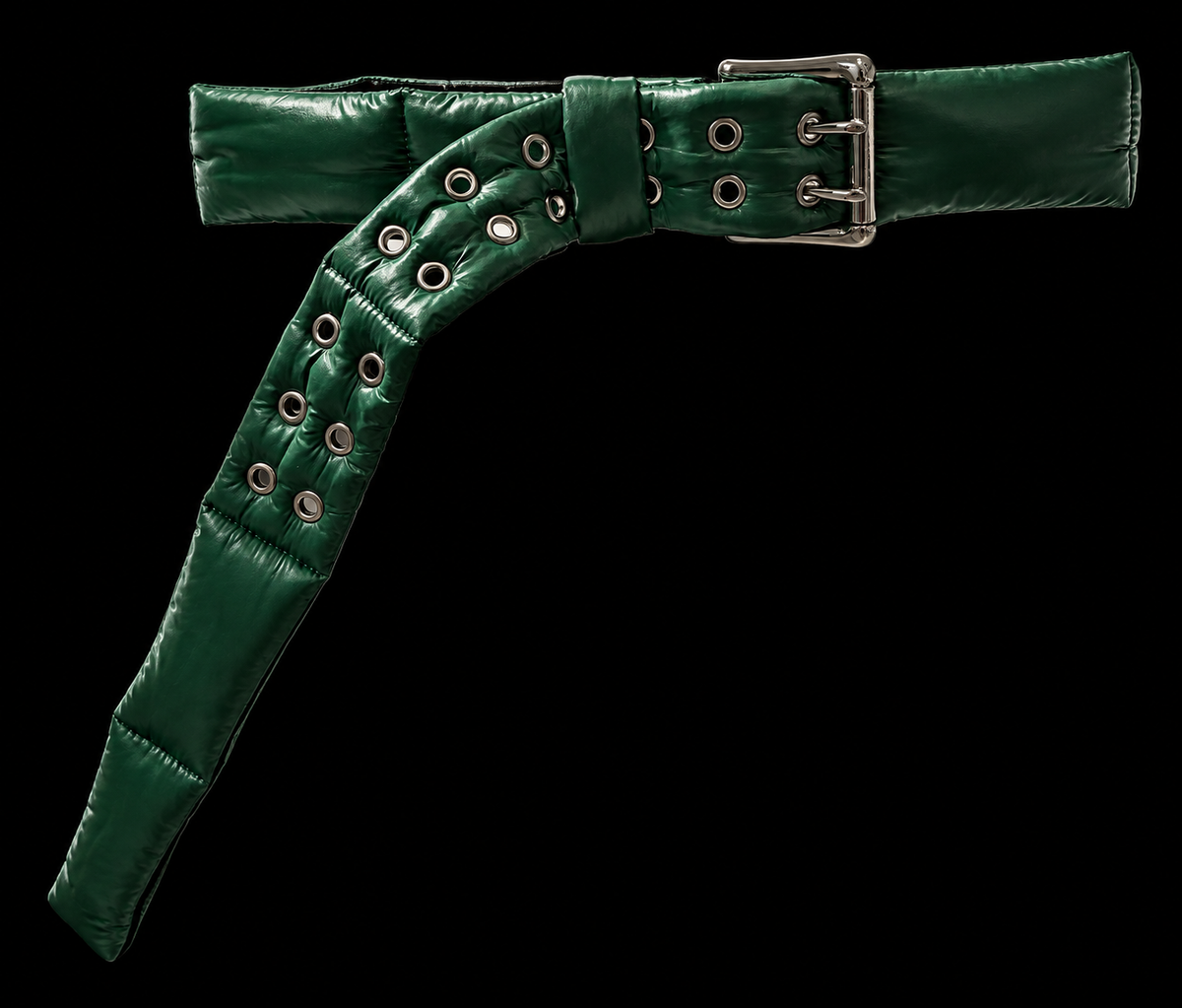 MALACHITE PUFF BELT