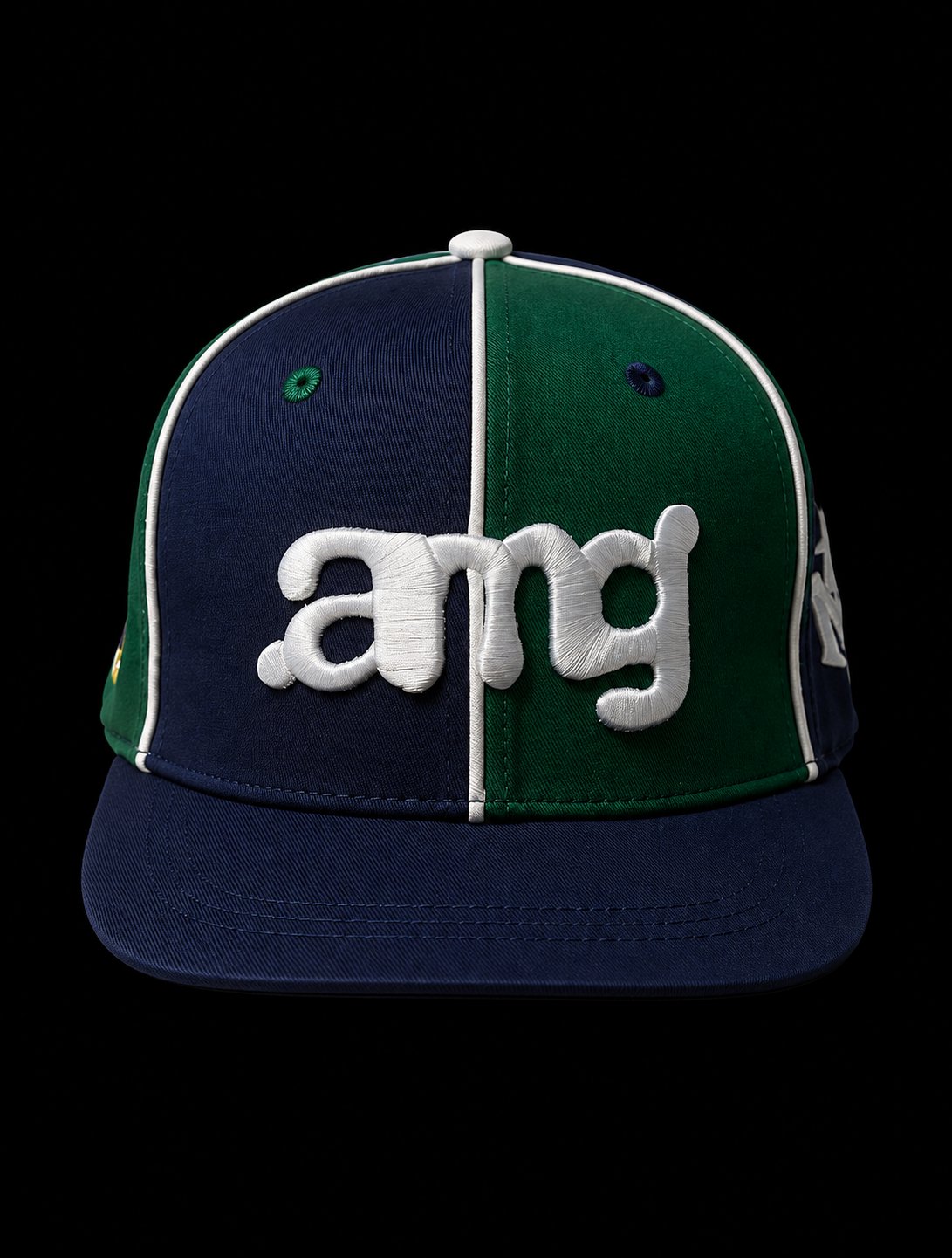 JANO G CAP SHORT BRIM /// GREEN/BLUE