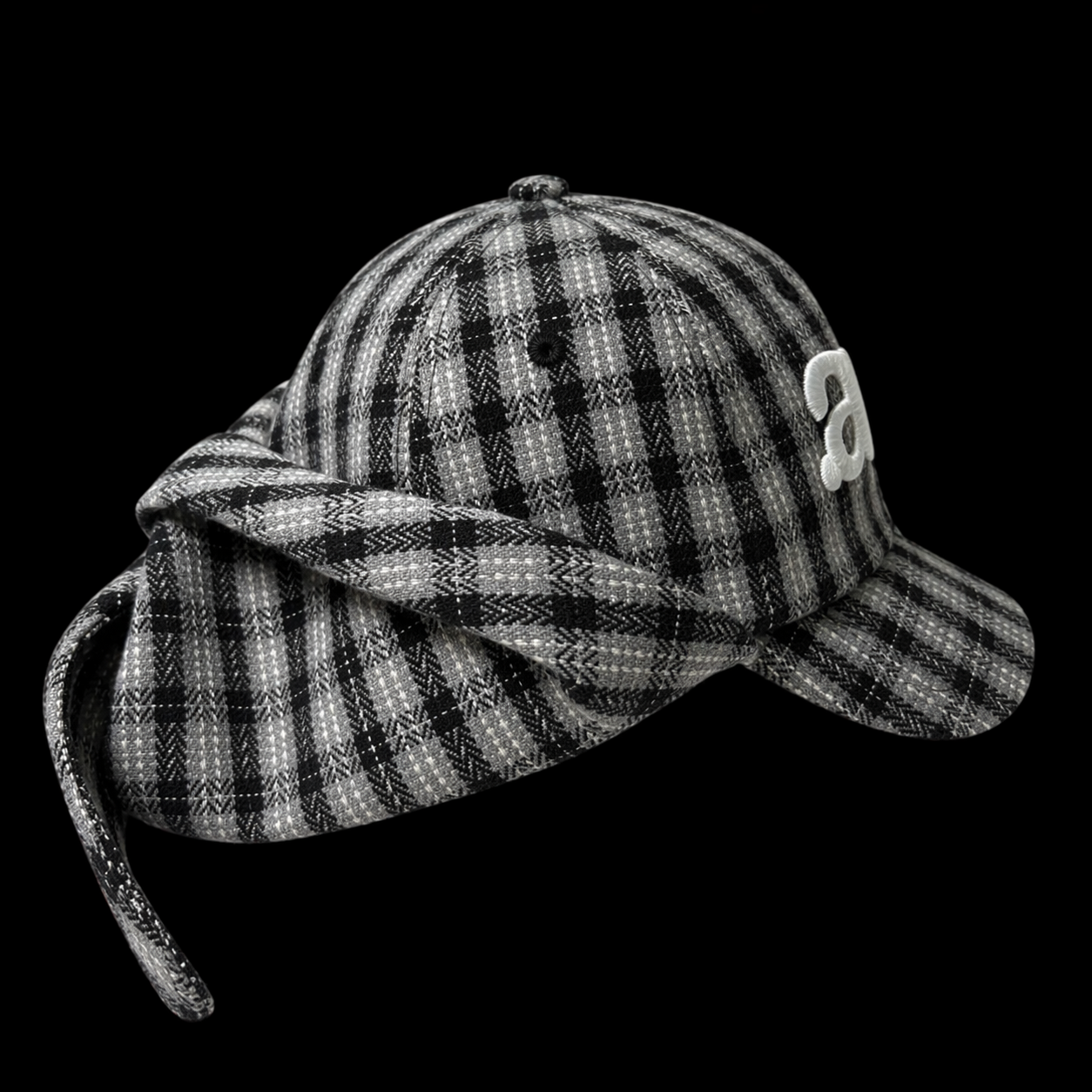 STRAP CAP SHORT BRIM /// BLACK