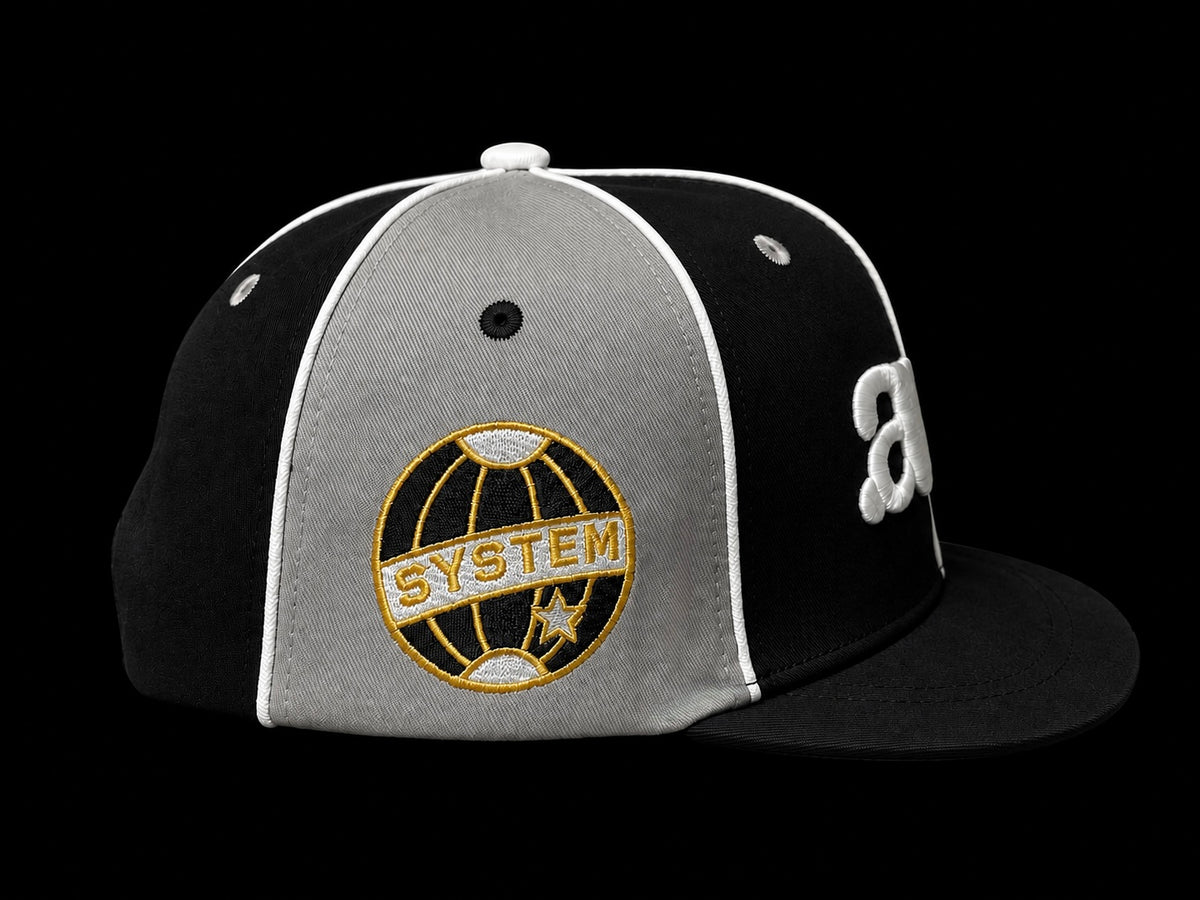 JANO G CAP SHORT BRIM /// BLACK/GREY