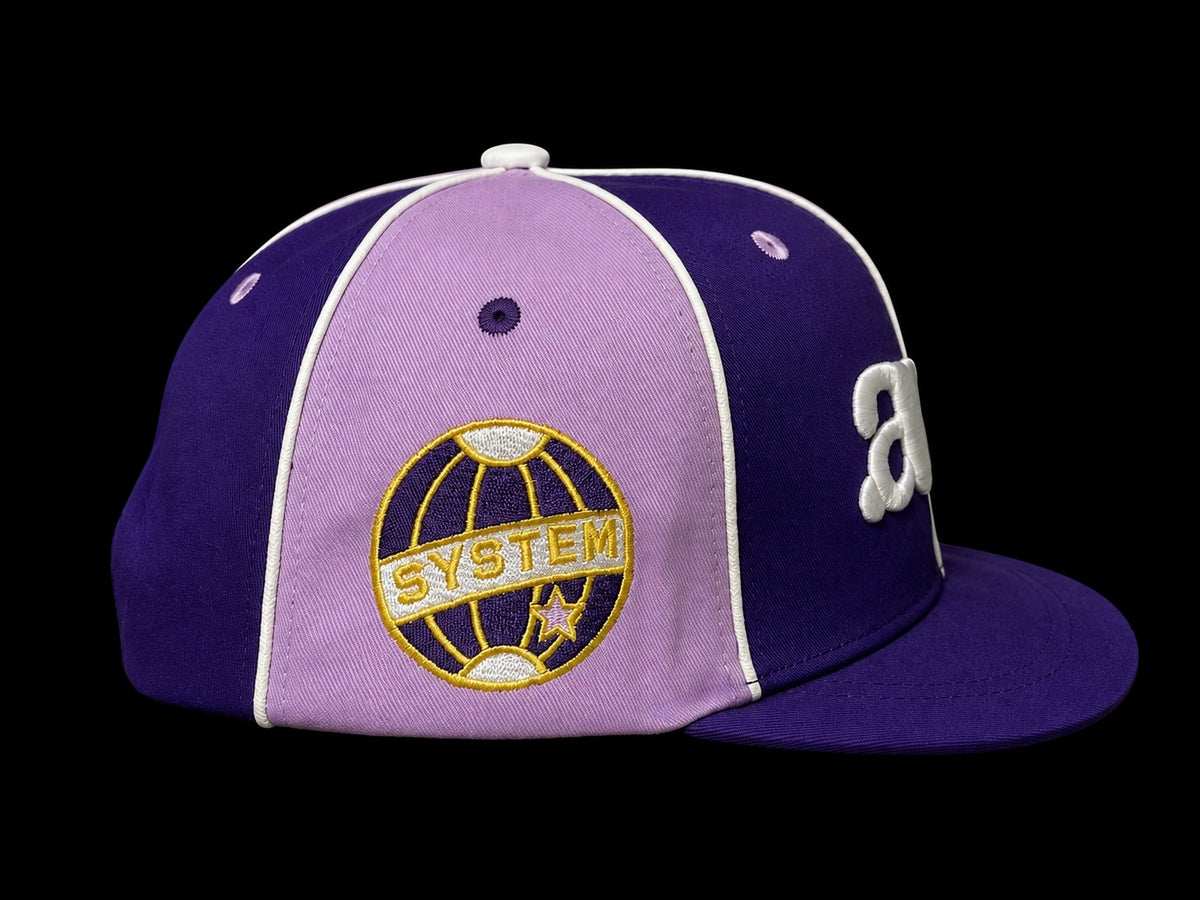 JANO G CAP SHORT BRIM /// PURPLE/PINK